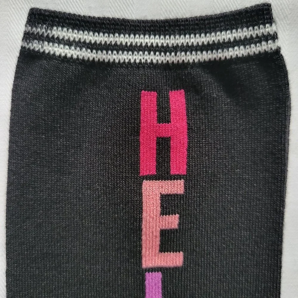 NWT♠️KATE SPADE♠️"Hello" Designer Crew Socks 3 Pairs New York - Picture 7 of 16